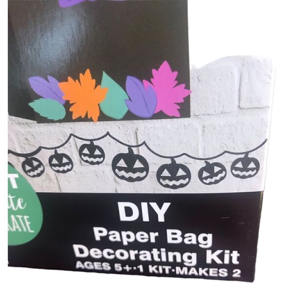 Paper Bag Halloween Decorating Bad Ghost Kit 2 Sets - Picture 4 of 6